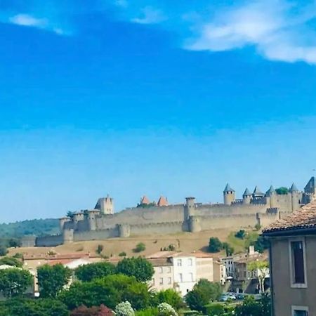 Appartement T2 Avec Vue Chateau Carcassonne Bagian luar foto